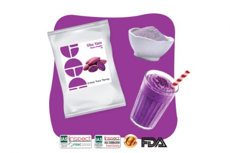 紫薯/紫山藥調味粉 - 調味粉專業批發、新品開發以及特殊採購需求用途於手搖飲料及隨身包市場。